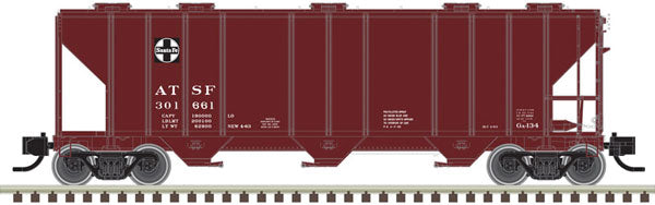 PS-4000 3-Bay Covered Hopper Santa Fe 301661 - 50005728 : N