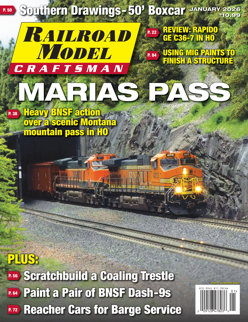 Railroad Model Craftsman, January 2026 Issue - RMC0126