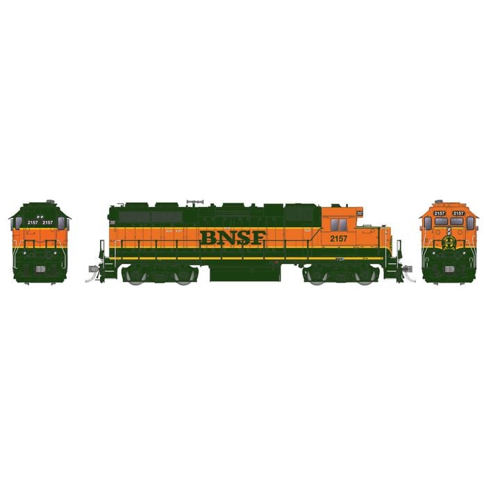 EMD GP38 Low Nose - Sound and DCC -- Burlington Northern Santa Fe #2157 - 38533 : HO