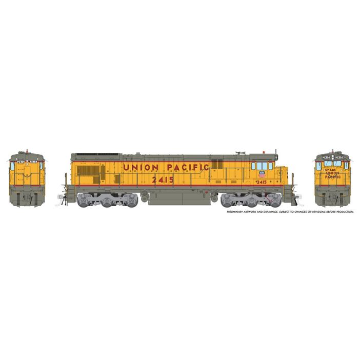 GE C30-7 - ESU LokSound and DCC -- Union Pacific #2429 - 42532 : HO