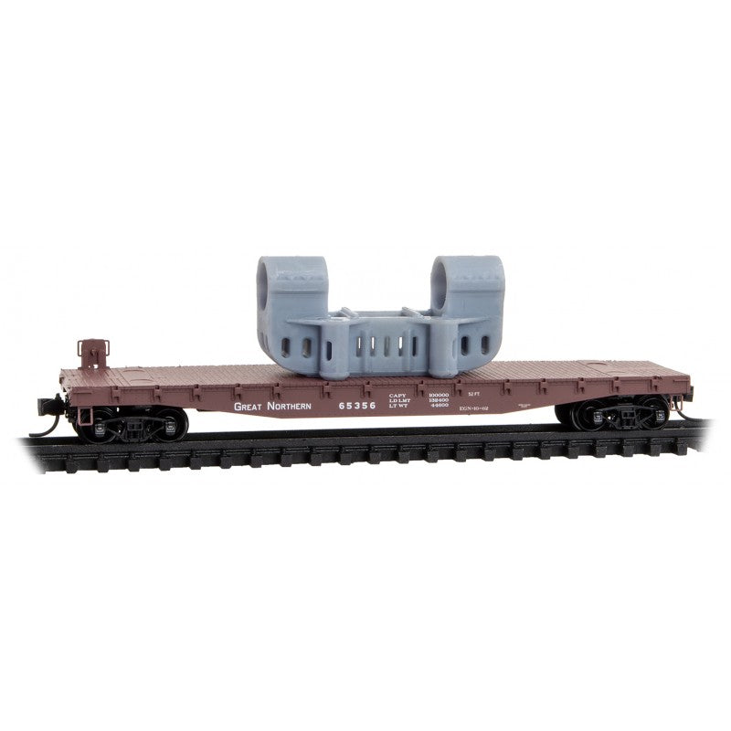 50' Fishbelly Flatcar Great Northern GN 65356 - 04500640 : N