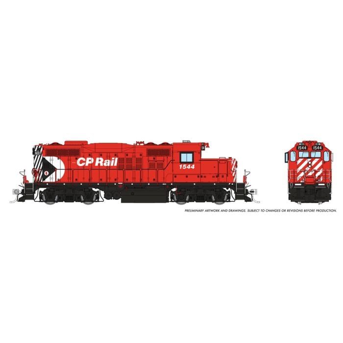 GMD/EMD GP9u (DC/DCC/Sound): CP - Multimark: #1544 - 54501 : HO