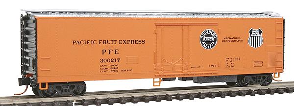 51 FT Rivet Side Mechanical Reefer Pacific Fruit Express PFE 300217 - 06900190 : N