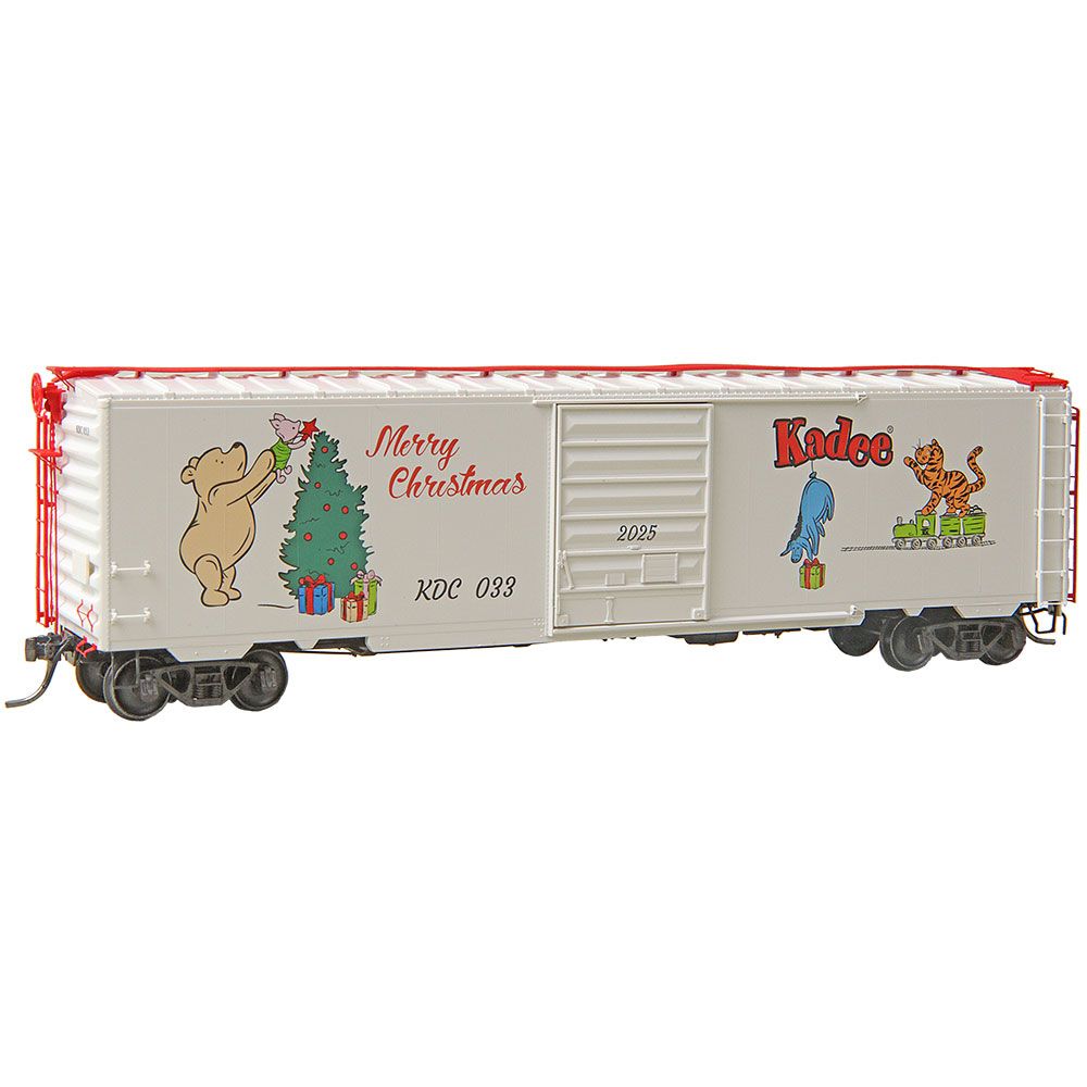 Winnie-the-Pooh and Friends 2025 Christmas Car with Red Details KDC #033 - RTR 50' PS-1 Boxcar - 6933 : HO