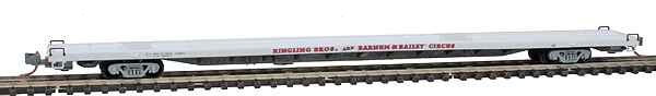 89 FT Flat Car Ringling Bros. & Barnum & Bailey 122 - 07100550 : N