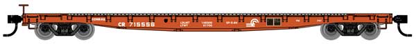 53' GSC Flatcar Conrail CR 715556 - 6605 : HO