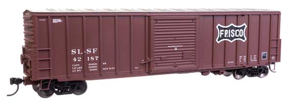 50 Ft ACF EP Boxcar Frisco #42187 -46010 : HO