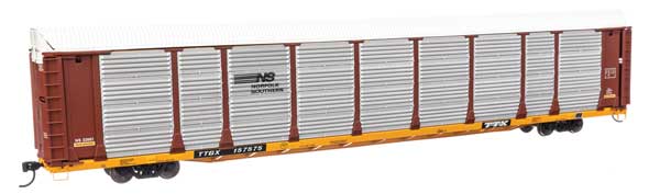 89' Thrall Bi-Level Auto Carrier Norfolk Southern TTGX 157575 - 101525 : HO