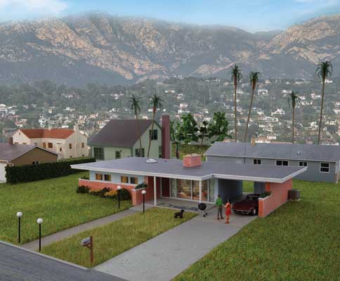 Mid-Century Modern Home Kit - 4156 : HO