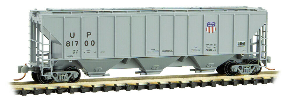 Pullman-Standard PS-2 CD 4427 High-Side 3-Bay Covered Hopper Union Pacific UP 80968 - 09600101 : N