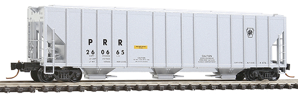 Evans 100-Ton 3-Bay Covered Hopper Pennsylvania PRR 260665 -09900100 : N