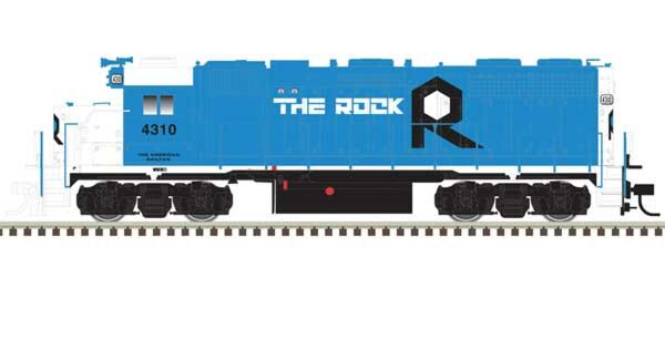 EMD GP38 Low Nose Rock Island Rail RI 4373 DCC & Sound Ready - 10004064 : HO