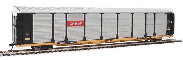 89' Thrall Bi-Level Auto Carrier Canadian Pacific Rail, TTGX 970741 - 101327 : HO