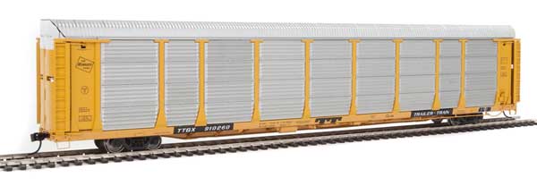 89' Thrall Bi-Level Auto Carrier Milwaukee Road Rack, TTGX 910260 - 101340 : HO