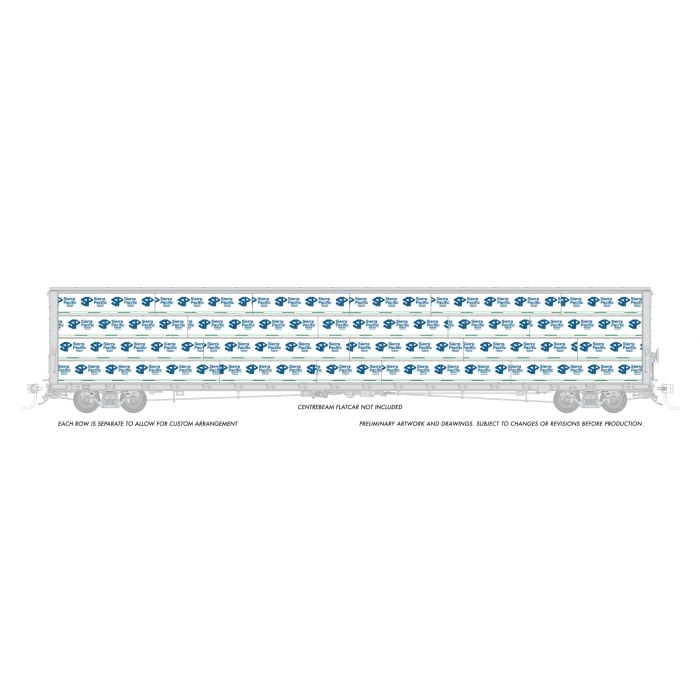 Centerbeam Lumber Load: Sierra Pacific - 102165 : HO