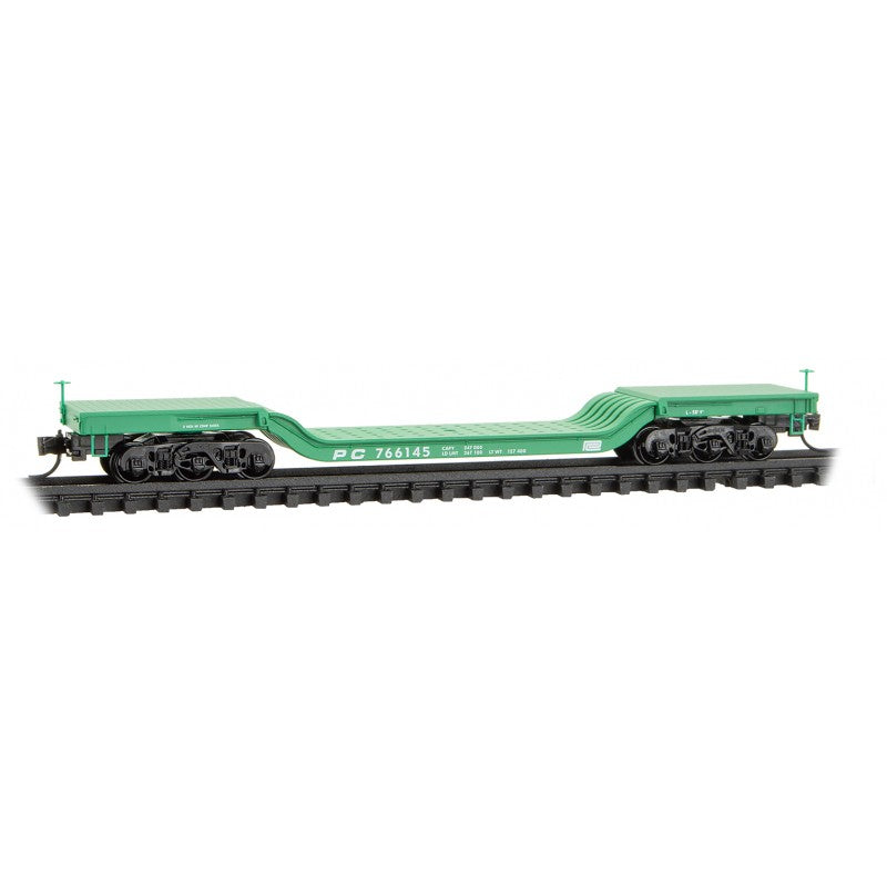 Heavyweight 6-Axle Depressed-Center Flatcar Penn Central PC 766145 - 10900300 : N