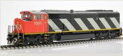 GMDD SD50AF Diesel Locomotive - Canadian National (CN) 'Stripes' #5503, DCC & Sound - 110508 : HO