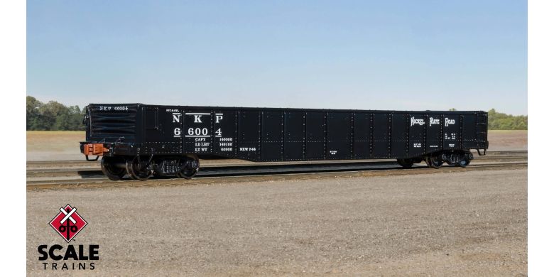52’ 6” 70-Ton Mill Gondola, Nickel Plate Road NKP 66026 - KIT - 1195 : HO