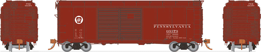 40' PRR X31A Double-Door Boxcar: Circle Keystone - 123008A : HO