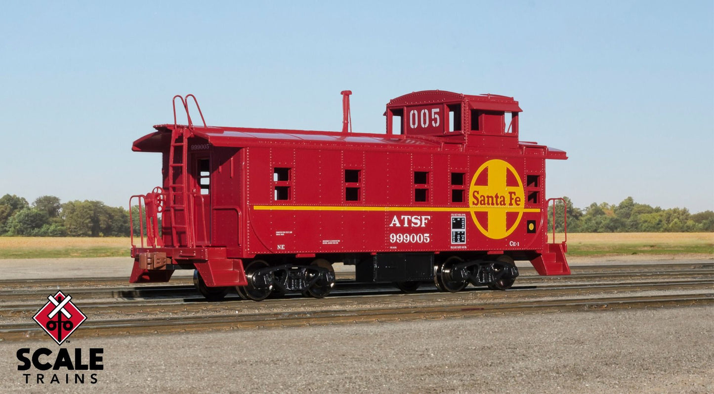 Steel Cupola Caboose, Santa Fe 999051 - KIT - 1268 : HO