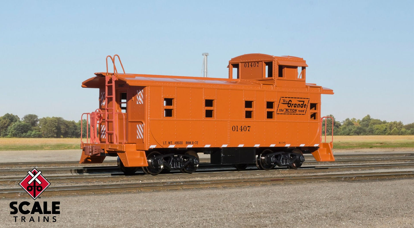 Steel Cupola Caboose, Rio Grande 01440 (Action Road) - KIT - 1280 : HO