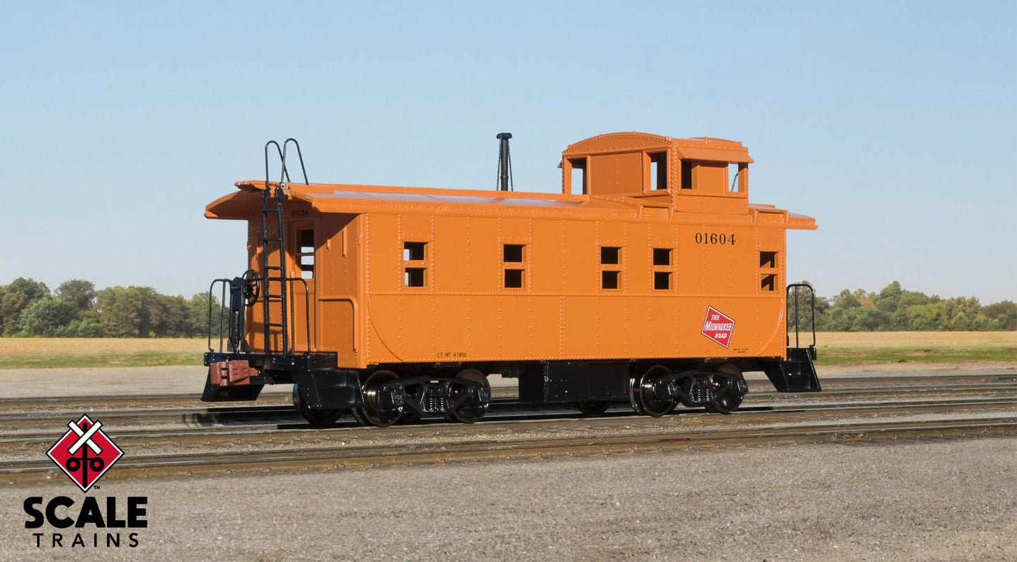 Steel Cupola Caboose, Milwaukee Road 01604 - KIT - 1281 : HO
