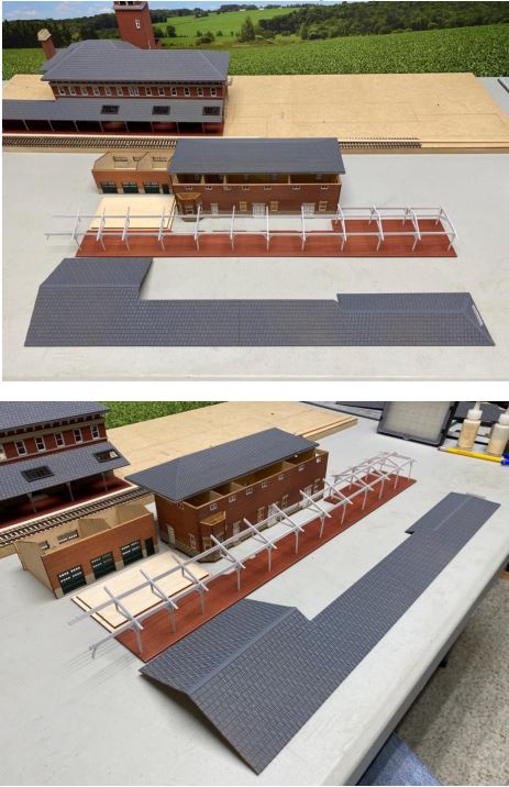 Green Bay WI Depot Express Building Chicago & North Western Kit-129 : HO