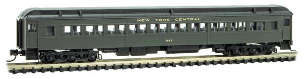 78 FT Heavyweight Paired Window Coach, New York Central 943 - 14500110 : N