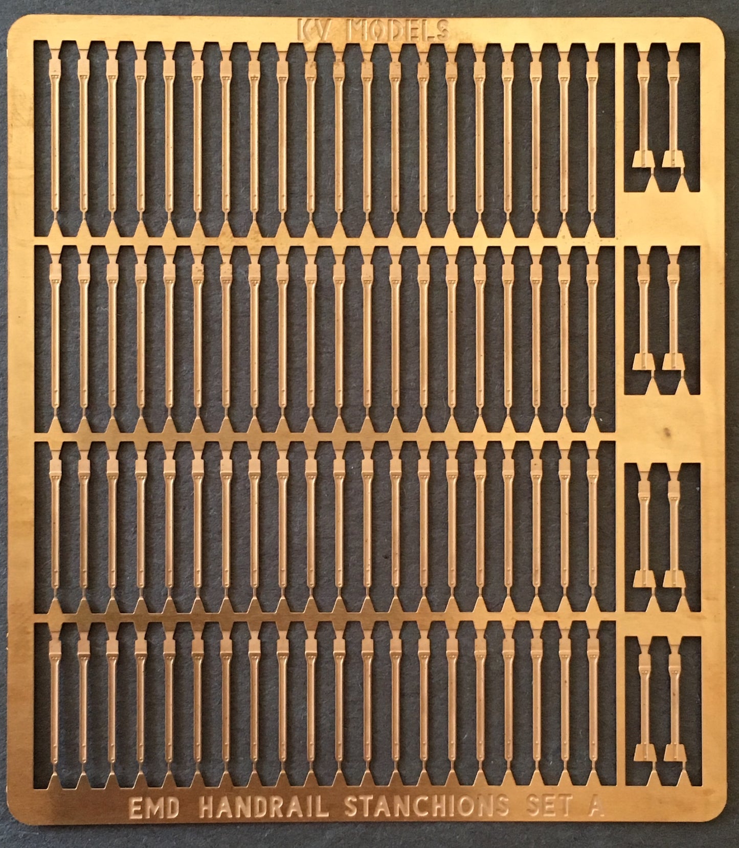 EMD GP/SD/SW Handrail Stanchion Set A-147H : HO