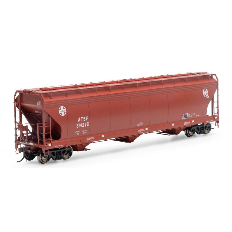 ACF 4600 3-Bay Center Flow Hopper Santa Fe ATSF 314337 - G15432 : HO