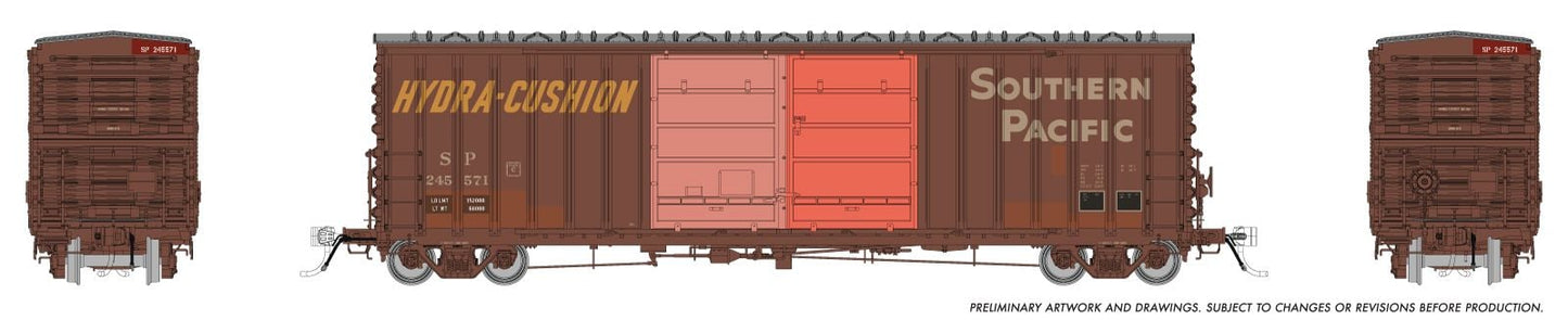 PC&F B-70-75 Boxcar: Southern Pacific - Patchout: #245571 - 170027 : HO