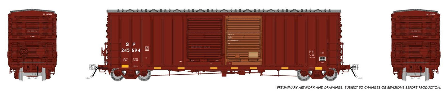 PC&F B-70-75 Boxcar: Southern Pacific - Brown Dip: #245694 - 170029 : HO
