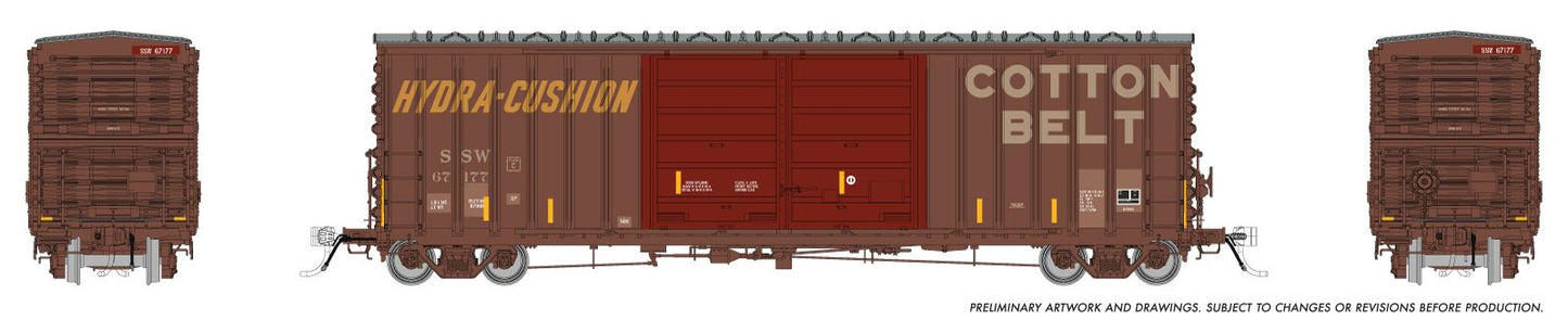 PC&F B-70-69 Boxcar: SSW/Cotton Belt - Patchout: #67177 - 170030 : HO