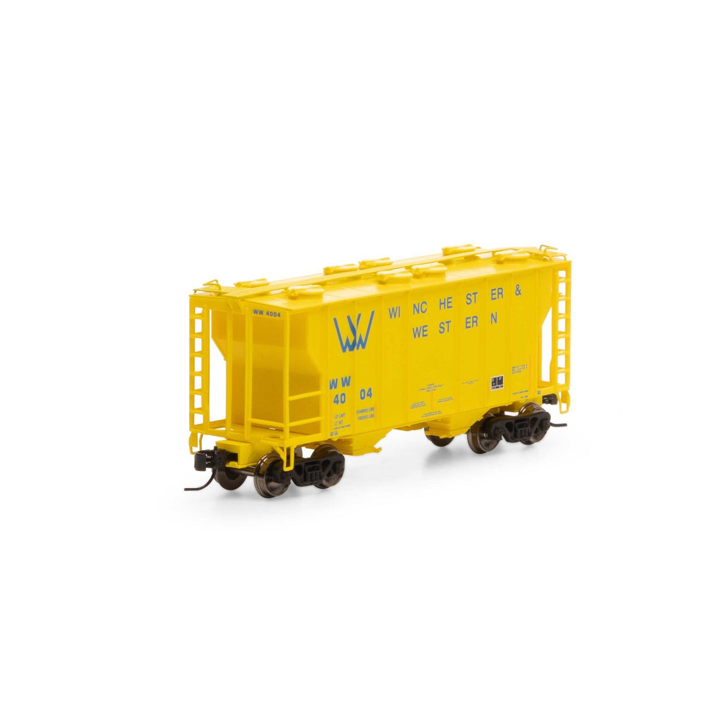 PS-2 2600 2-Bay Covered Hopper, Winchester & Western Railway - 17254 : N