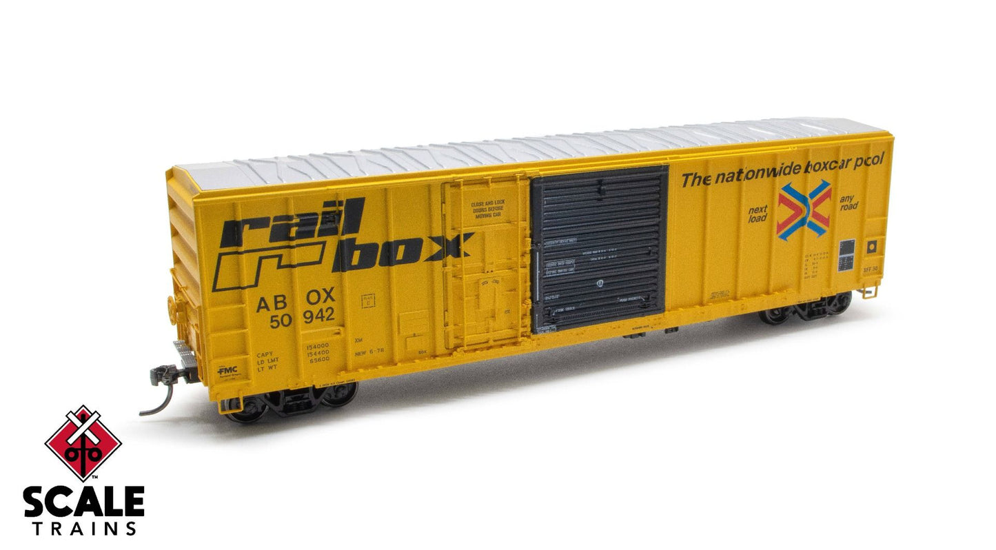FMC 5277 Combo Door 40' Boxcar, Railbox ABOX #50942 - EE180115 : HO