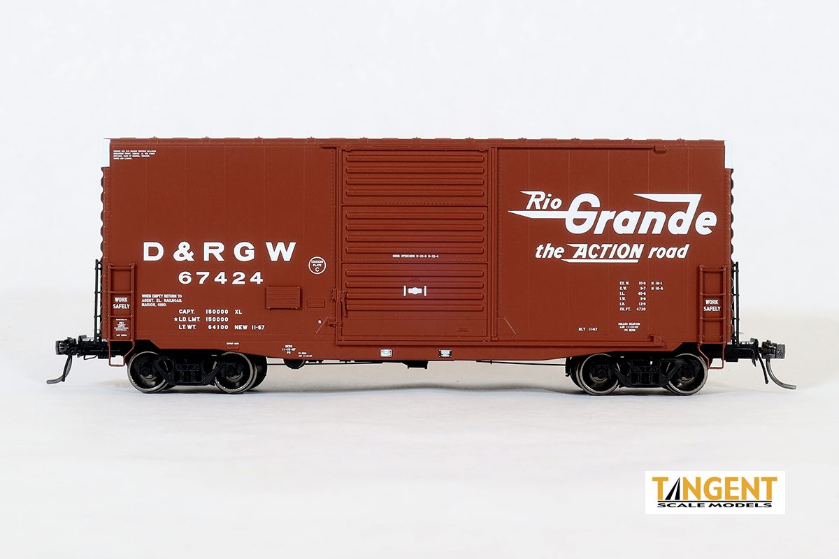 PS-1 40 FT Mini-Hy Cube Boxcar Denver & Rio Grand Western D&RGW 67423 - 1801104 : HO