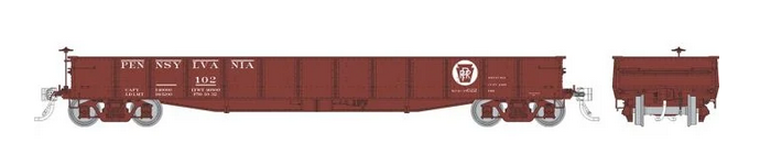 G22 46' Steel Gondola: PRR - Circle Keystone - 194002A