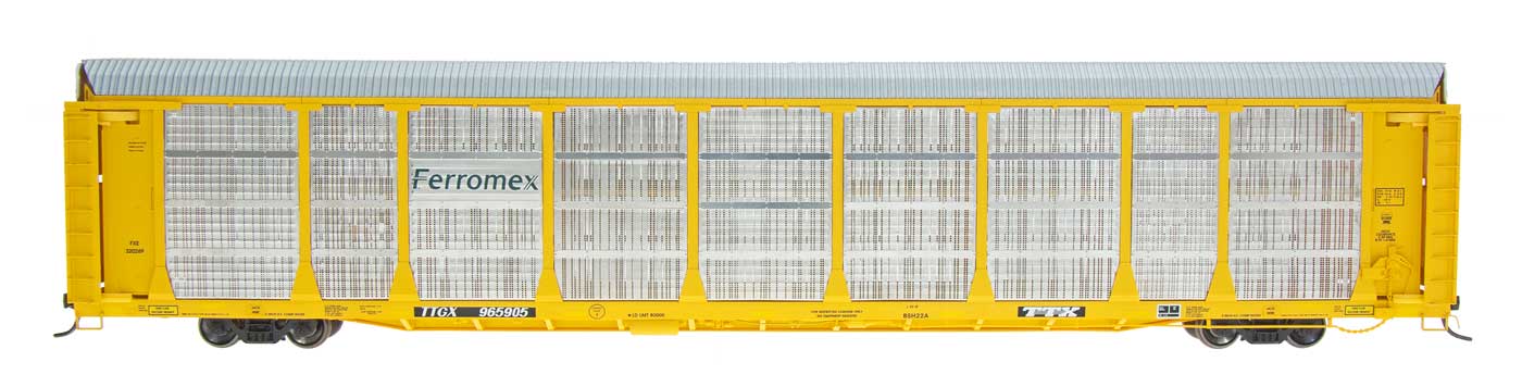 89 Ft Bi-Level Auto Rack Ferromex TTGX Flatcar -19470 : N