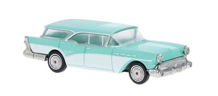 1957 Buick Century Caballero -- Turquoise, White - 18175 : HO