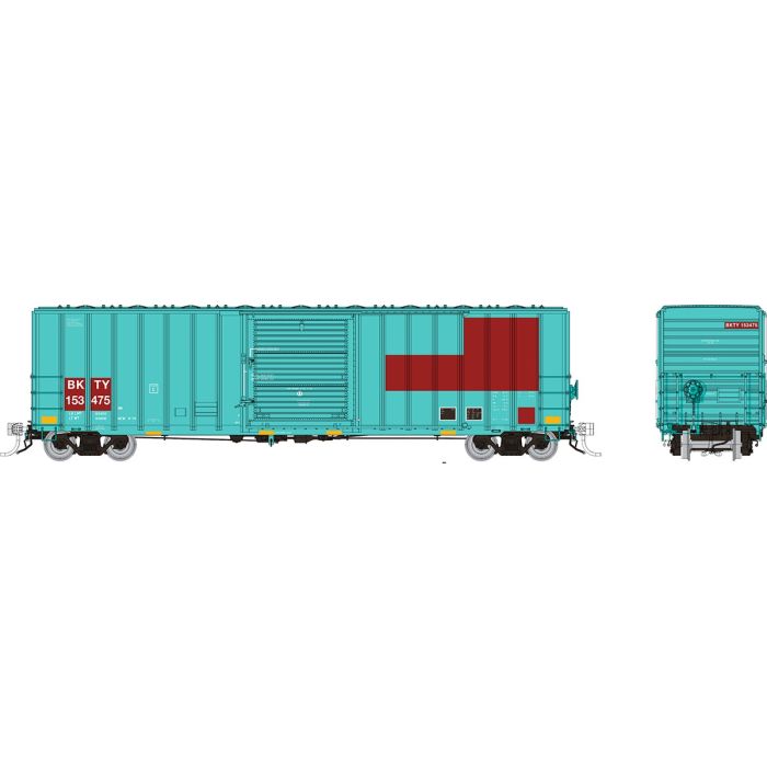 PC&F 5241cuft boxcar: BKTY - Patchout: Single Car - 198010A : HO