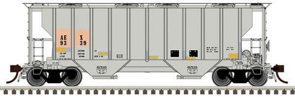 Portec 3000 2-Bay Covered Hopper The Andersons Inc. AEX 9336 - 20007112 : HO
