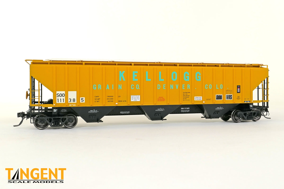 Soo Line (SOO) “Kellogg Grain” 1989+ PS4750 Covered Hopper #111385 - 2008201 : HO