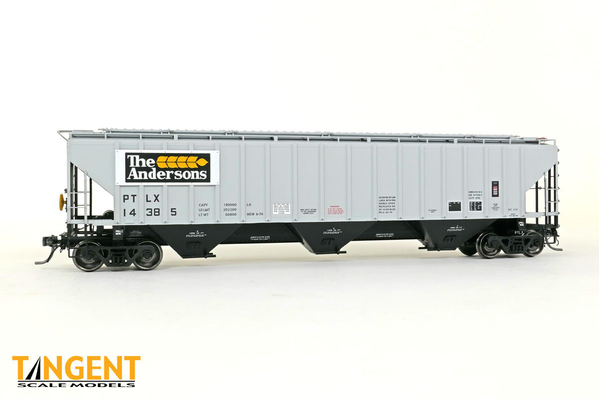 Pullman Transport Leasing Company (PLTX) “The Andersons 1974” PS4750 Covered Hopper #14385 - 2008401 : HO