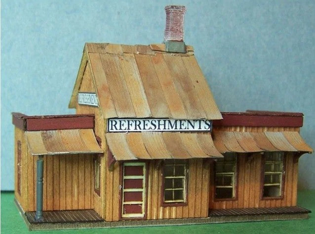 Eatery At Forks Laser Cut Wood Kit-2013 : HO