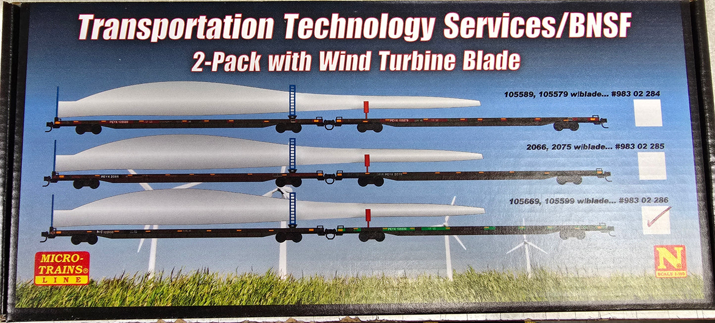 Wind turbine Consist #3, 2/pk with Blade - 98302286 : N