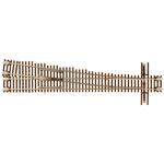 Code 55 Turnout, Nickel-Silver Rail, Brown Ties -- No.7 Right Hand - 2053 : N