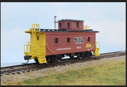 Duluth South Shore and Atlantic Wood Caboose undecorated kit - 210905 : HO