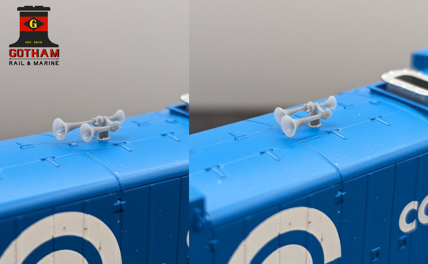 Leslie SuperTyfon RSL-3L-R – w/Conrail GE Riser - 50407 : HO