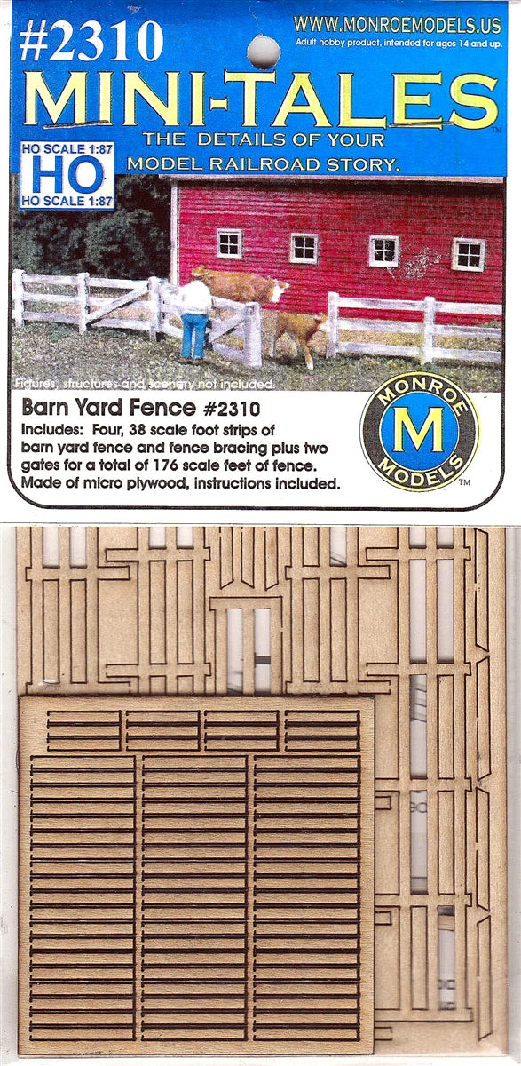Barnyard Fence - 2310 : HO