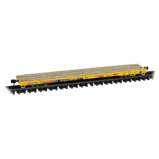 60' Wood Deck Modern Flatcar HTTX - Rd# 97451 - 13400032 : N